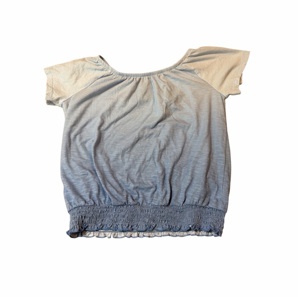 SO Blue and White Kids Top
